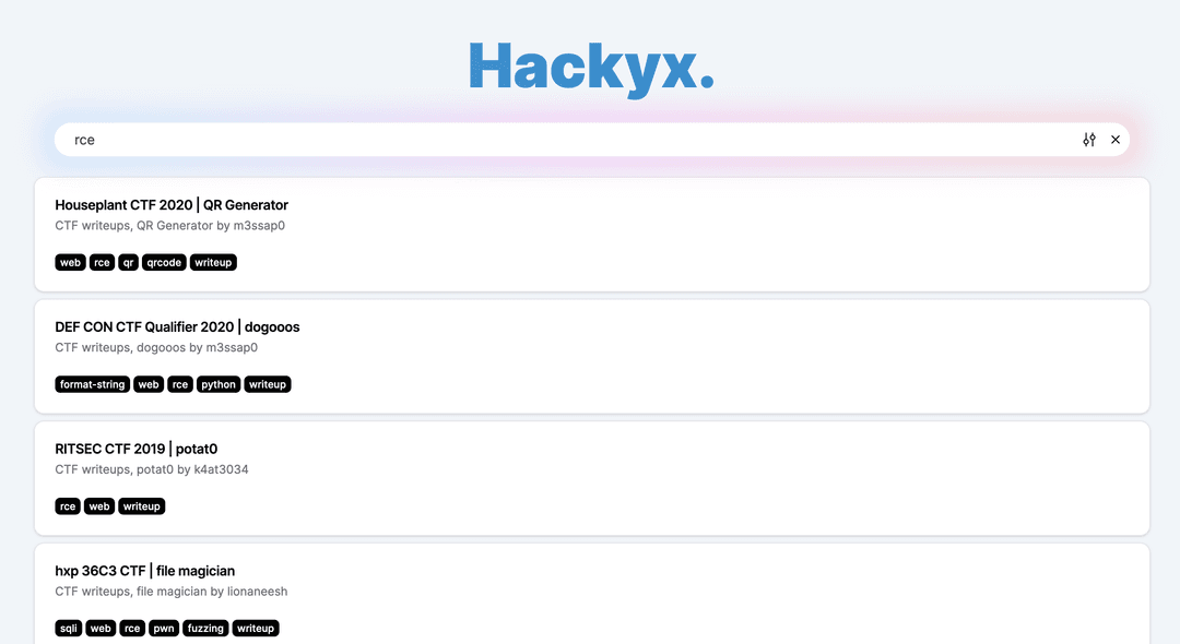 Hackyx